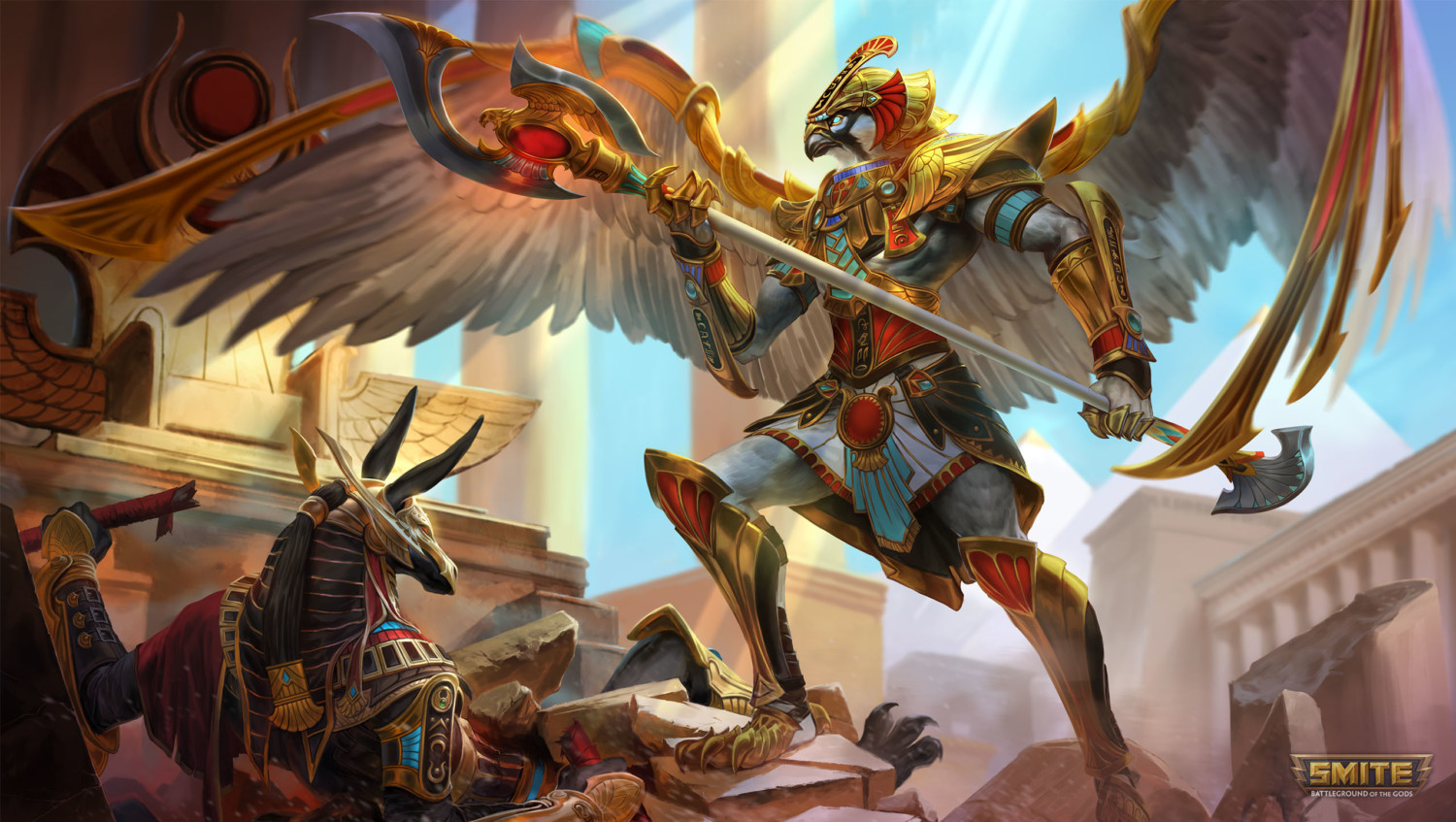 horus and set coming in smite 6.5 update sands and skies