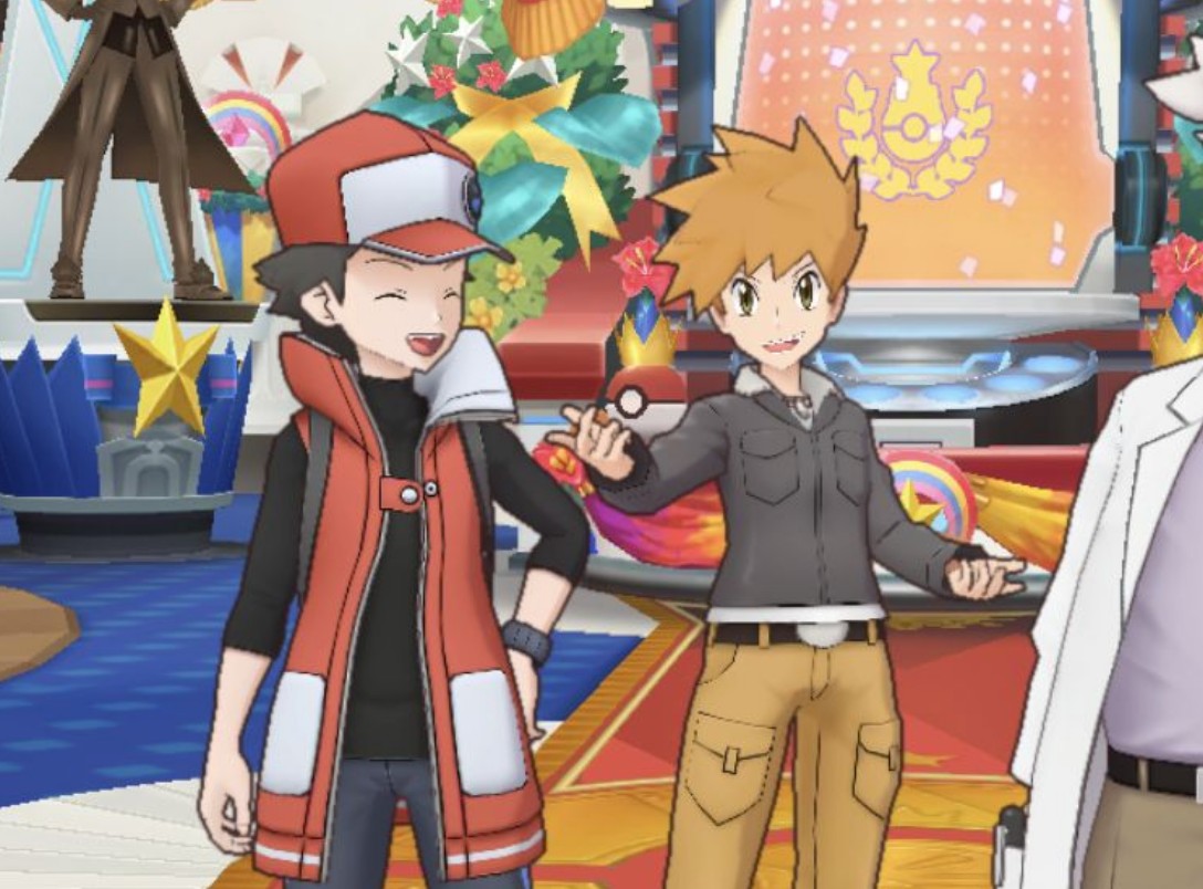 Fierce Looking Trainer Red Laughs For The Very First Time In A Pokemon