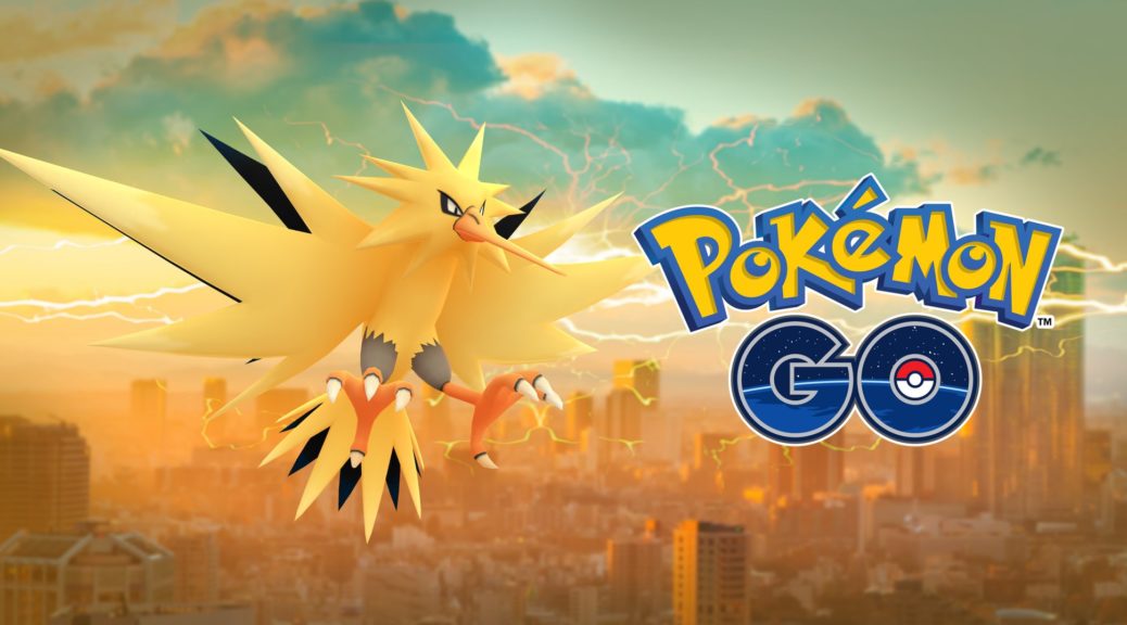 Carta Pokémon Lendário Zapdos Pokémon Go