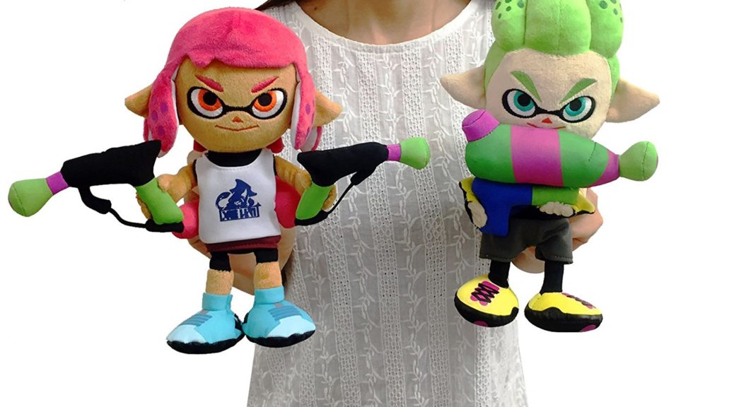 Sanei Reveals The First Splatoon 2 Inkling Plushies 