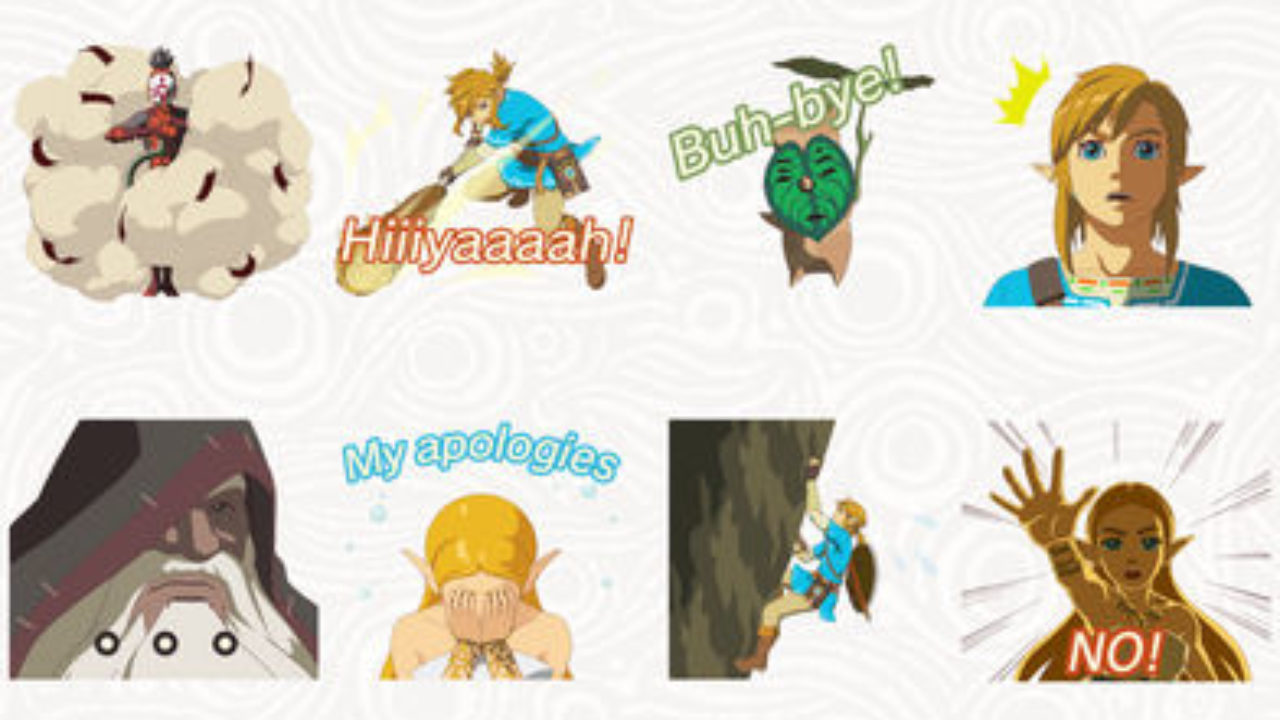 The Legend of Zelda: Breath of the Wild – LINE stickers