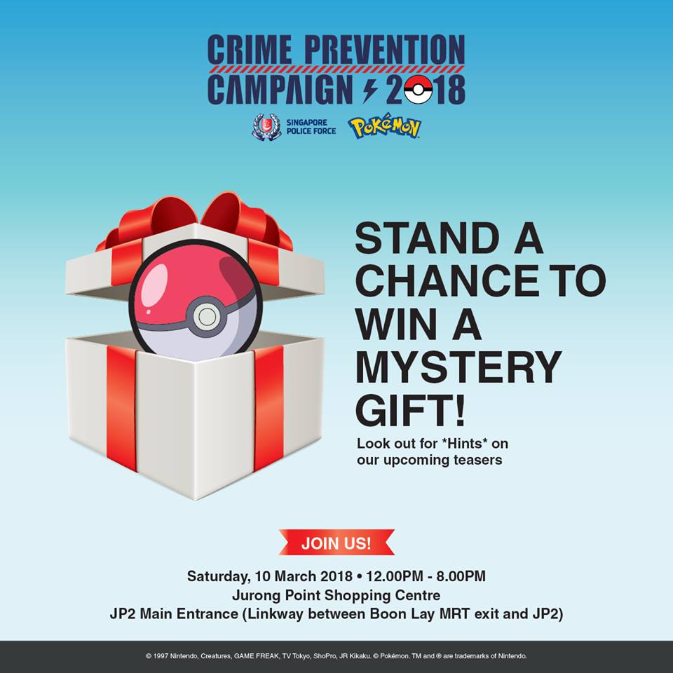 Singapore Police Force And The Pokemon Company Join Hands To Combat Crime
