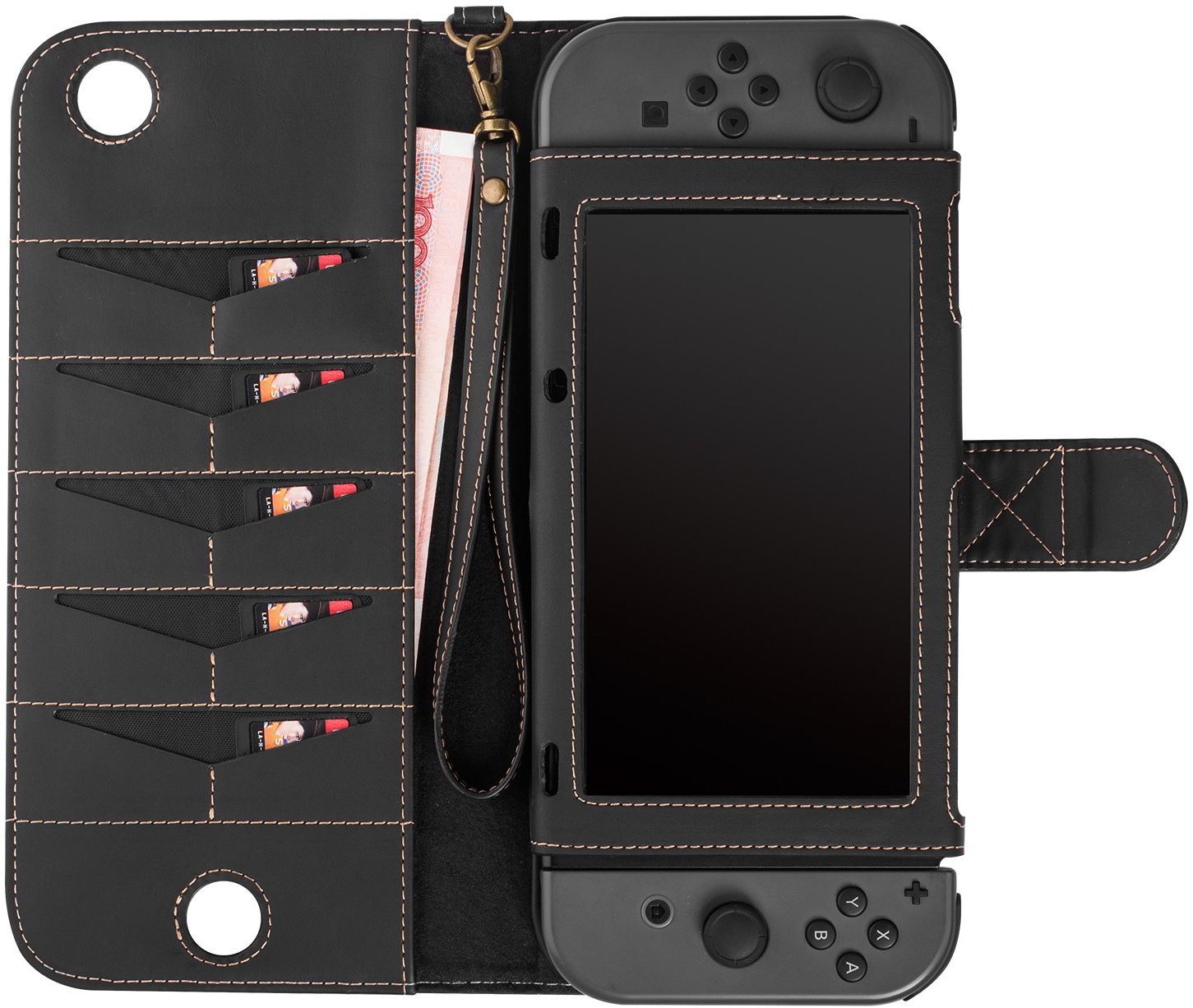 This Nintendo Switch Flip Leather Case Doubles As A Wallet – NintendoSoup