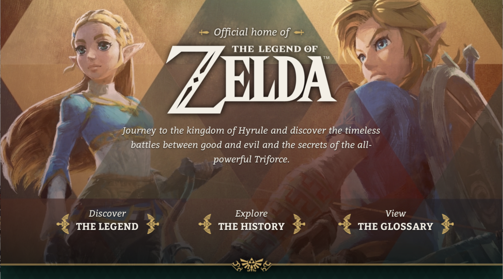 The official home for The Legend of Zelda - Home