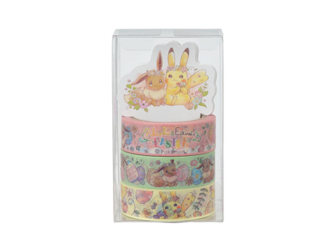 Pokemon Center Original Pikachu /& Eevee’s Easter Hand towel Handkerchief Japan