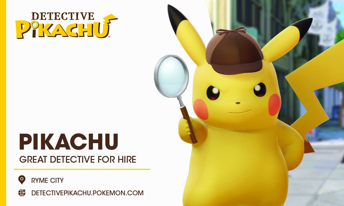 Nintendo Shows Off Detective Pikachus Business Card