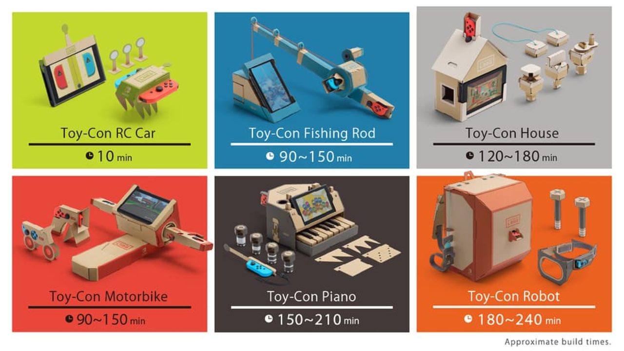 How Long It Takes To Build Nintendo Labo Toy-Con – NintendoSoup