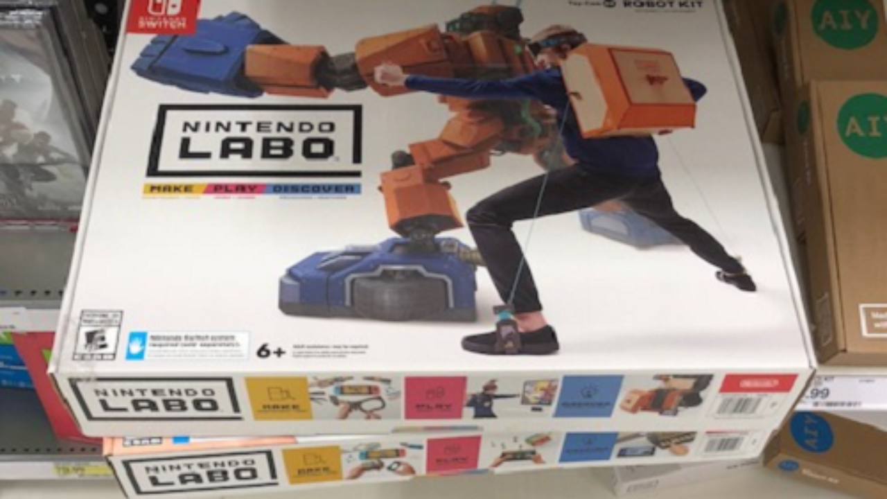 Nintendo labo robot kit on sale target