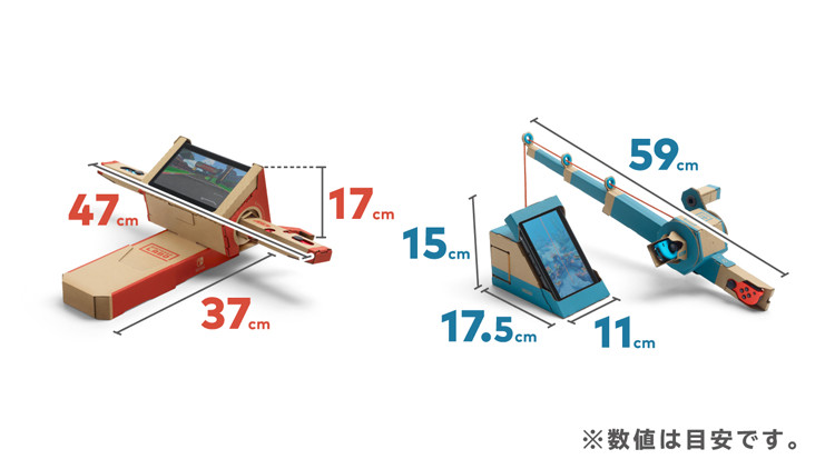 Nintendo Shows How Big The Labo Toy-Con Are And How To Store Them