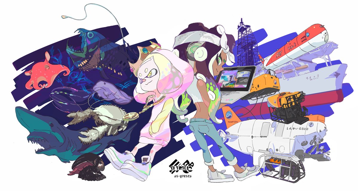 Here S The Jamstec Splatfest Artwork Nintendosoup