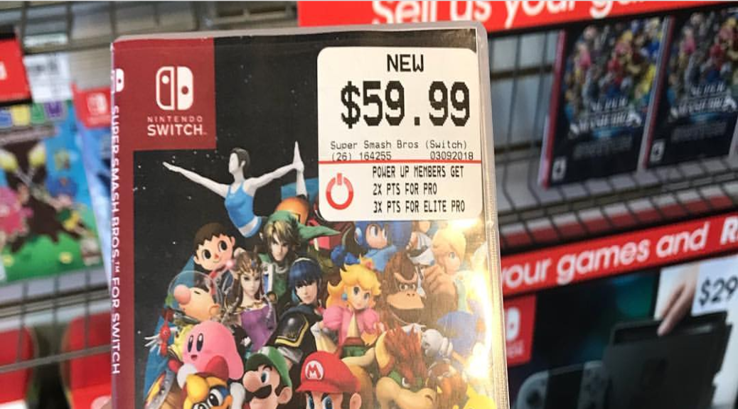 GameStop Steals Fan Art, Uses It As Placeholder Cover For Super Smash