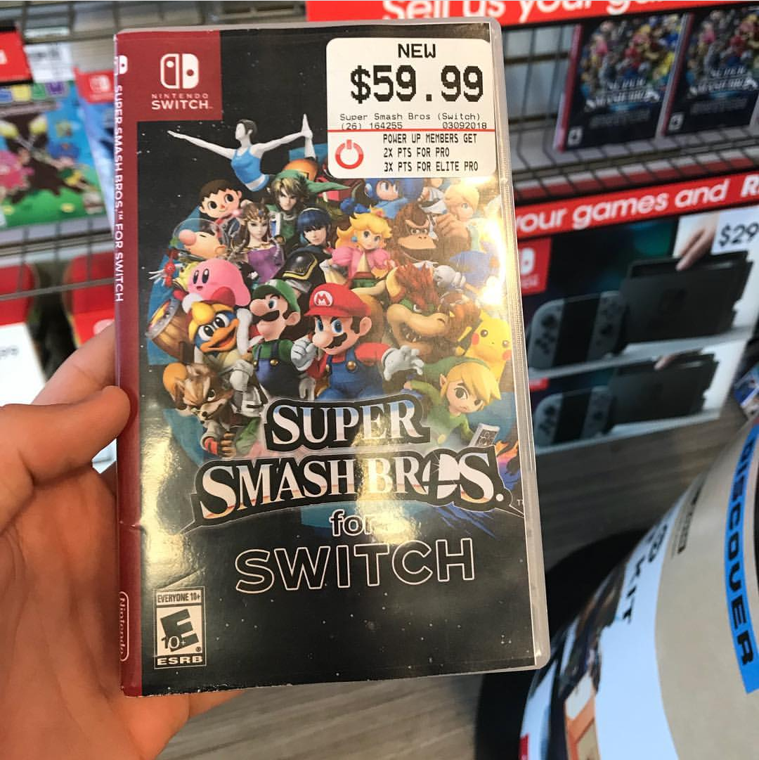 Gamestop super smash clearance bros ultimate