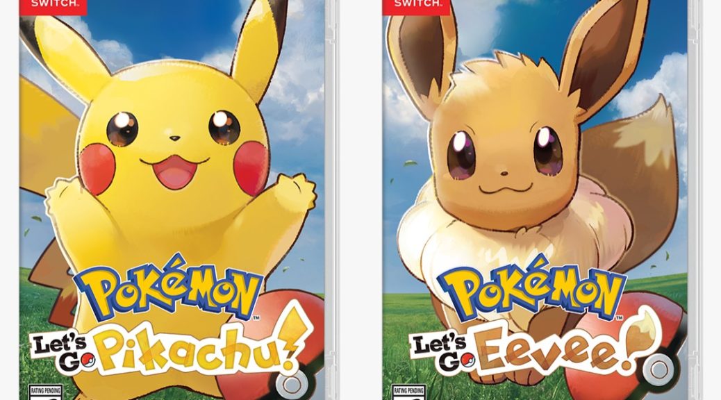 First Look At Pokemon Lets Go Pikachueevee Boxart Poke