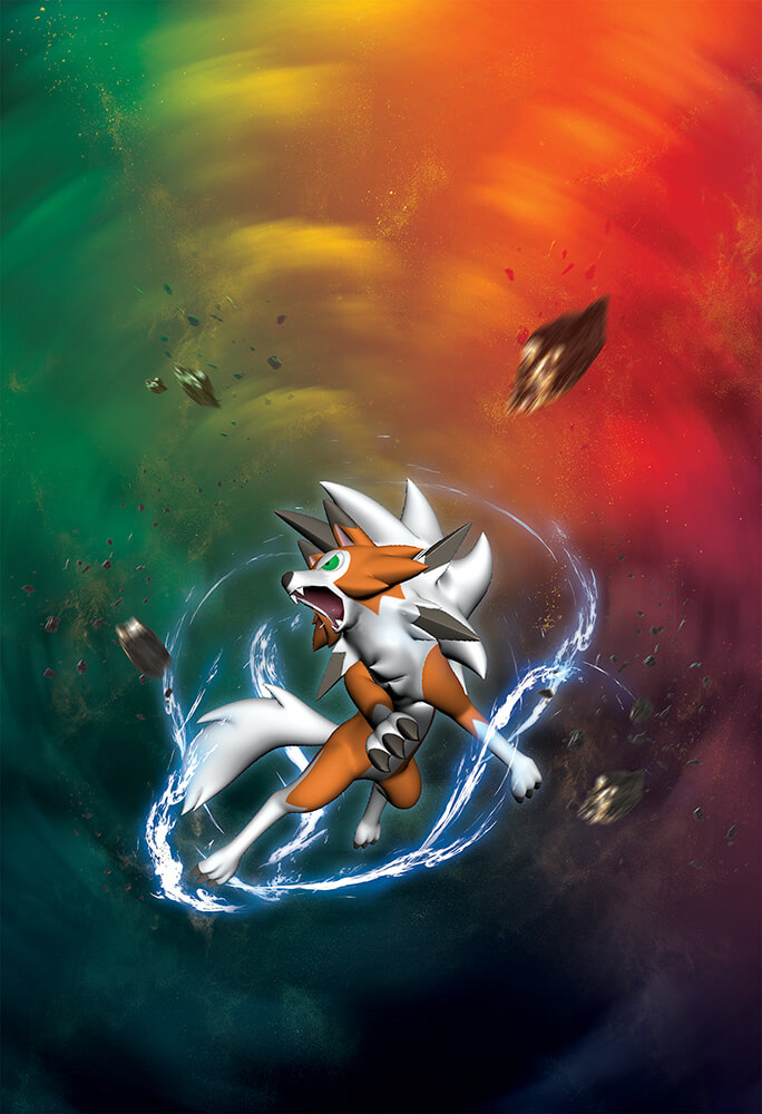 pokemon ultra sun and moon lycanroc dusk form