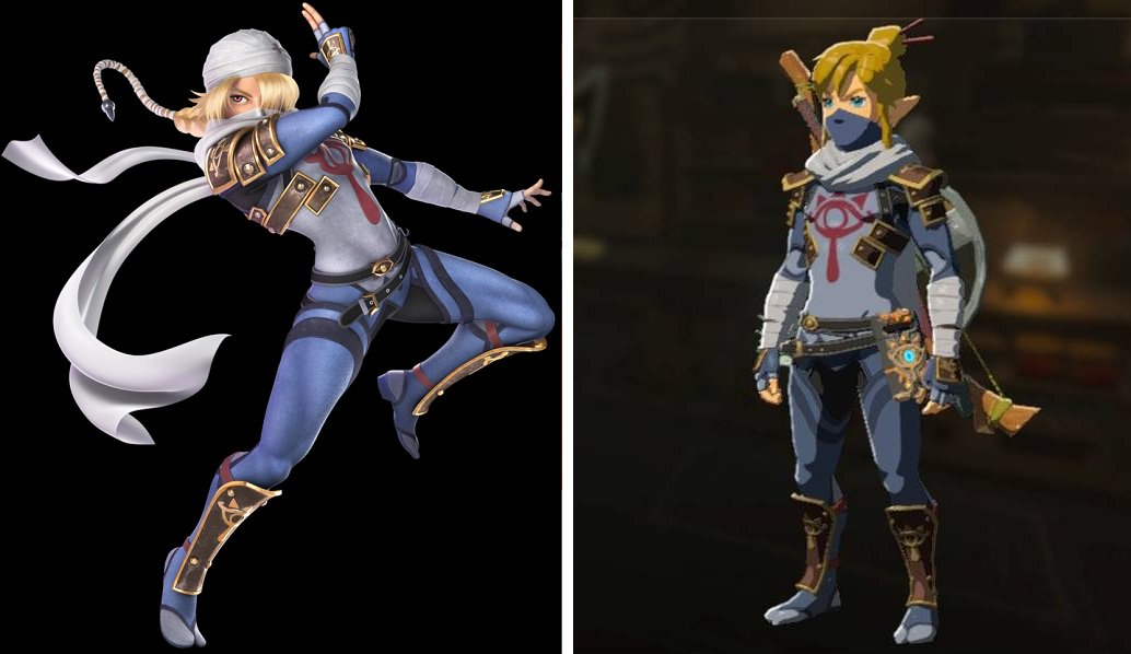 Sheik's New Smash Bros. Ultimate Design Is Taken From