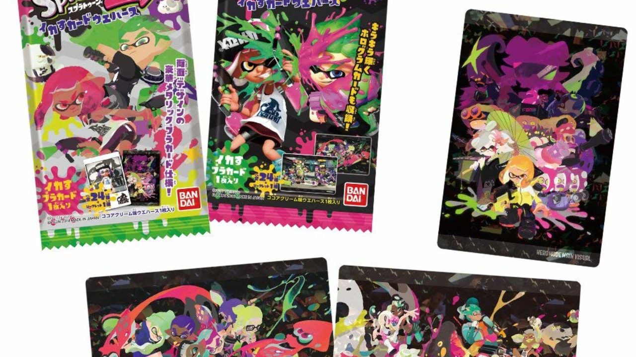 Splatoon 2 Art Cards With Wafers Hitting Japan Next Month – NintendoSoup