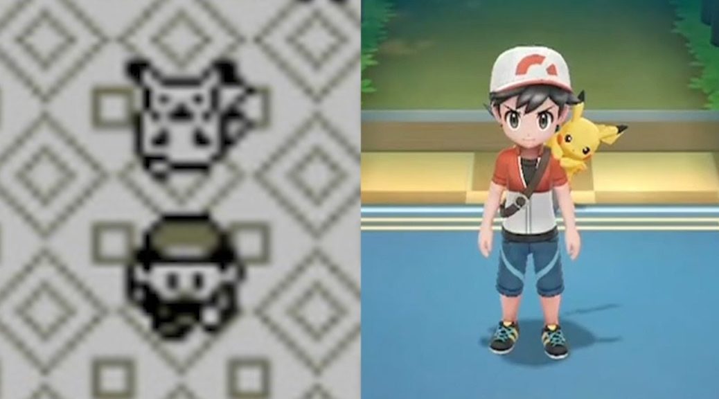 Pokemon Let's Go, Pikachu & Eevee vs. Pokemon Yellow Graphics Comparison  Surfaces