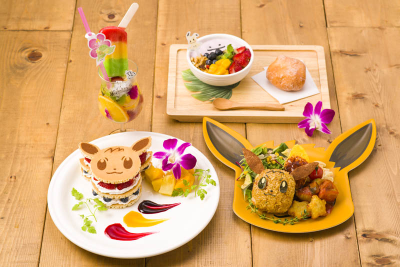 menu pokemon cafe mix food