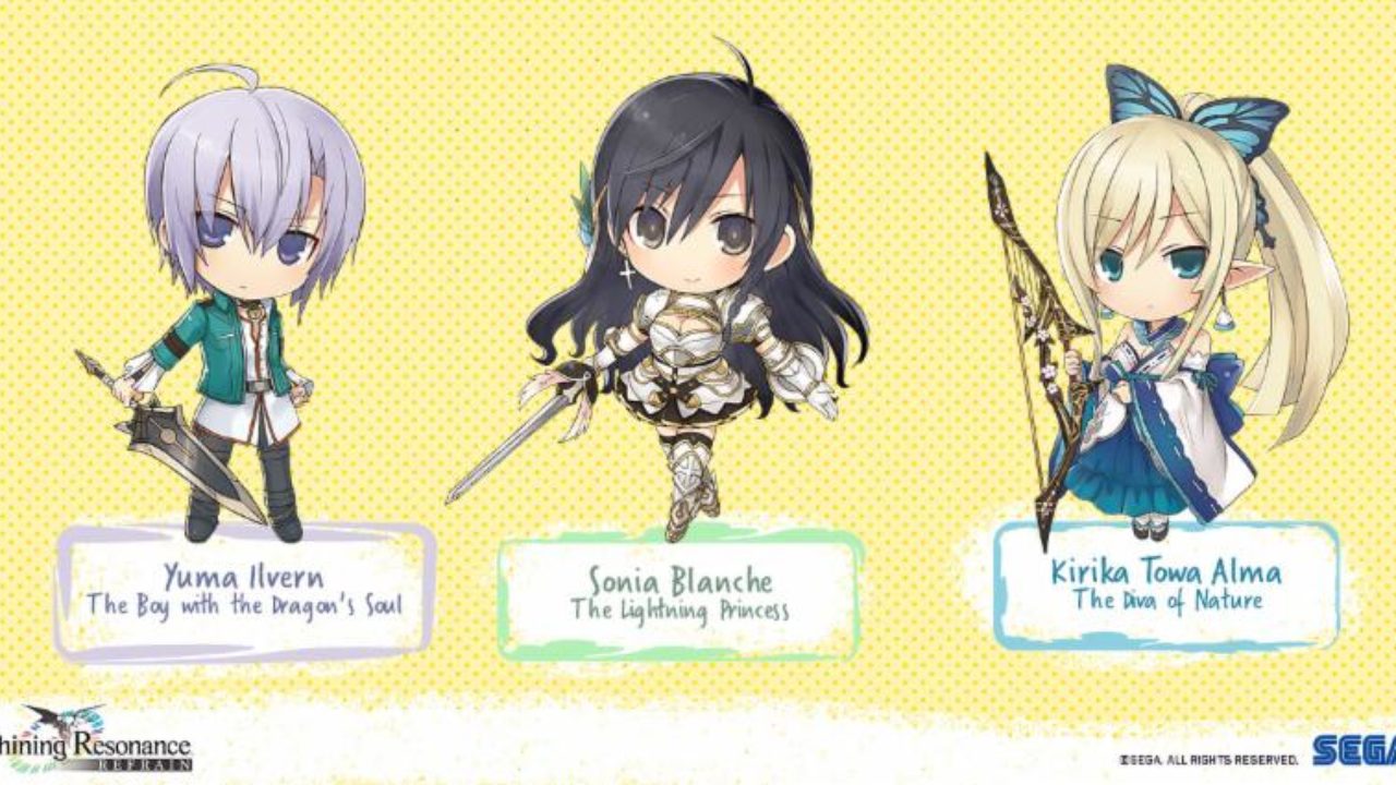 SEGA Has Drawn Some Chibi Art For Shining Resonance Refrain