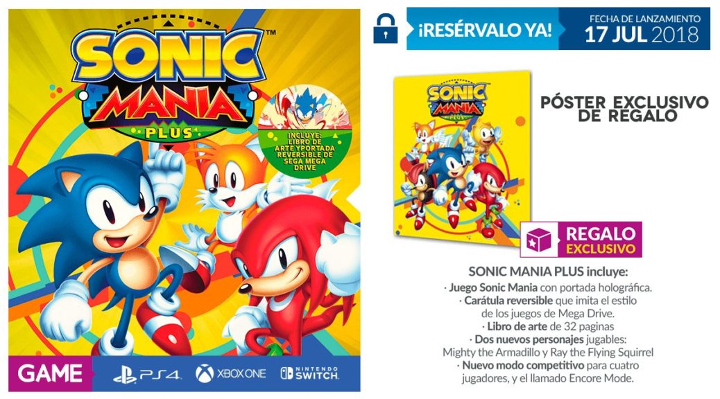 Here's A Look At Spain's Sonic Mania Plus Pre-Order ...