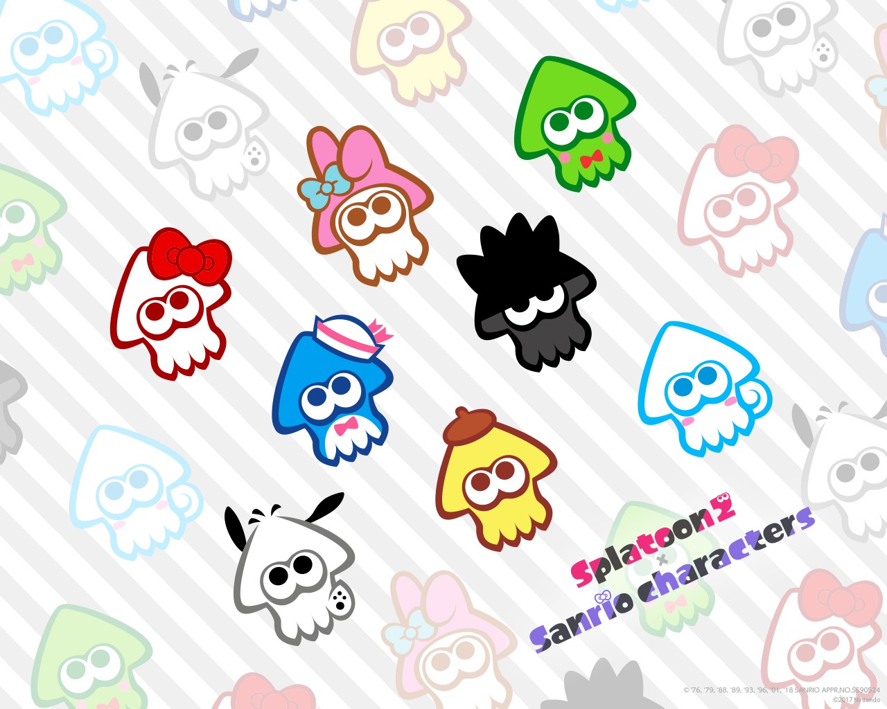 Download This Adorable Splatoon 2 Sanrio Characters Wallpaper Nintendosoup