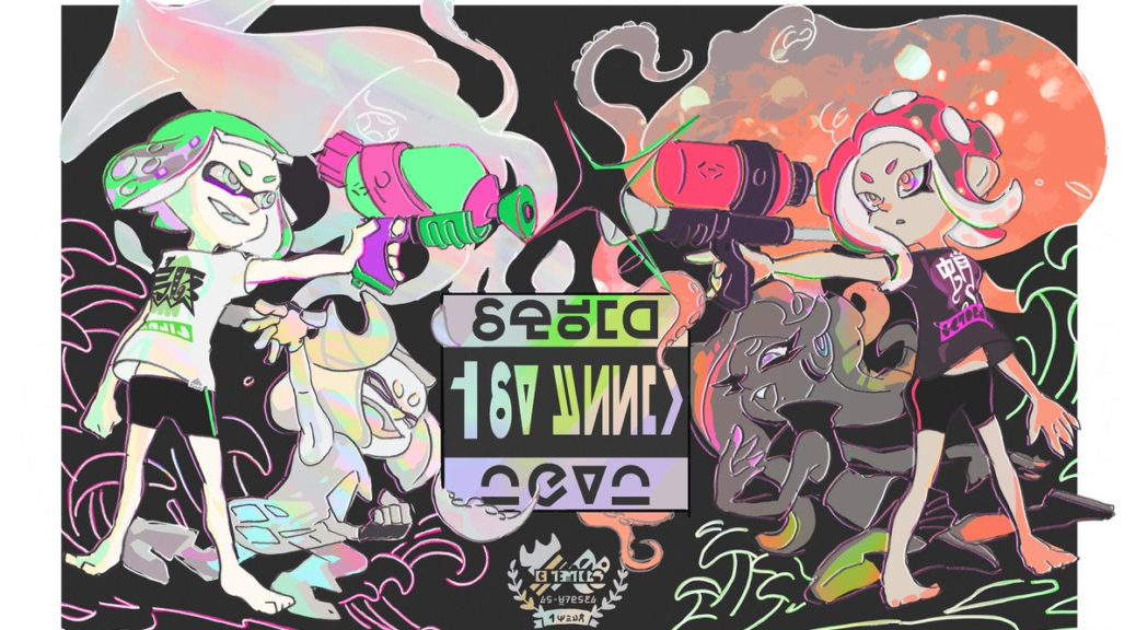 Heres A Look At The Splatoon 2 1 Year Anniversary Splatfest Artwork