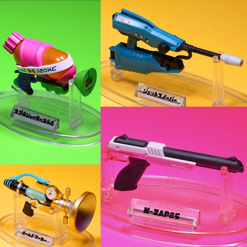 all splatoon weapons and gear