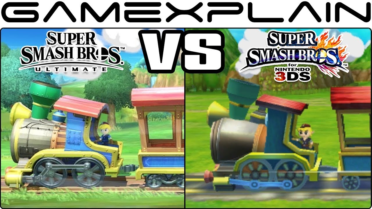 Check Out The Graphical Difference Between SSB Ultimate and SSB For 3DS