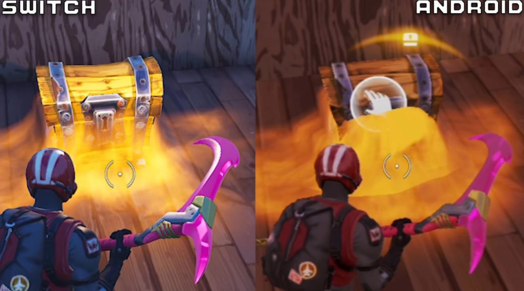 here s a graphics comparison of fortnite switch and android nintendosoup - fortnite graphics comparison