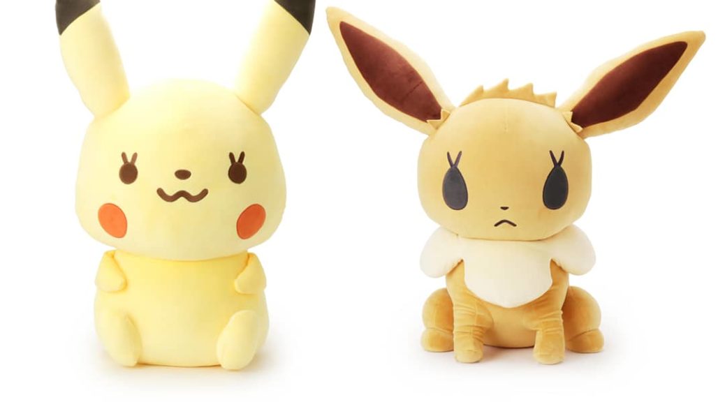 Itsdemo Reveals Large Size Pikachu And Eevee Plushies