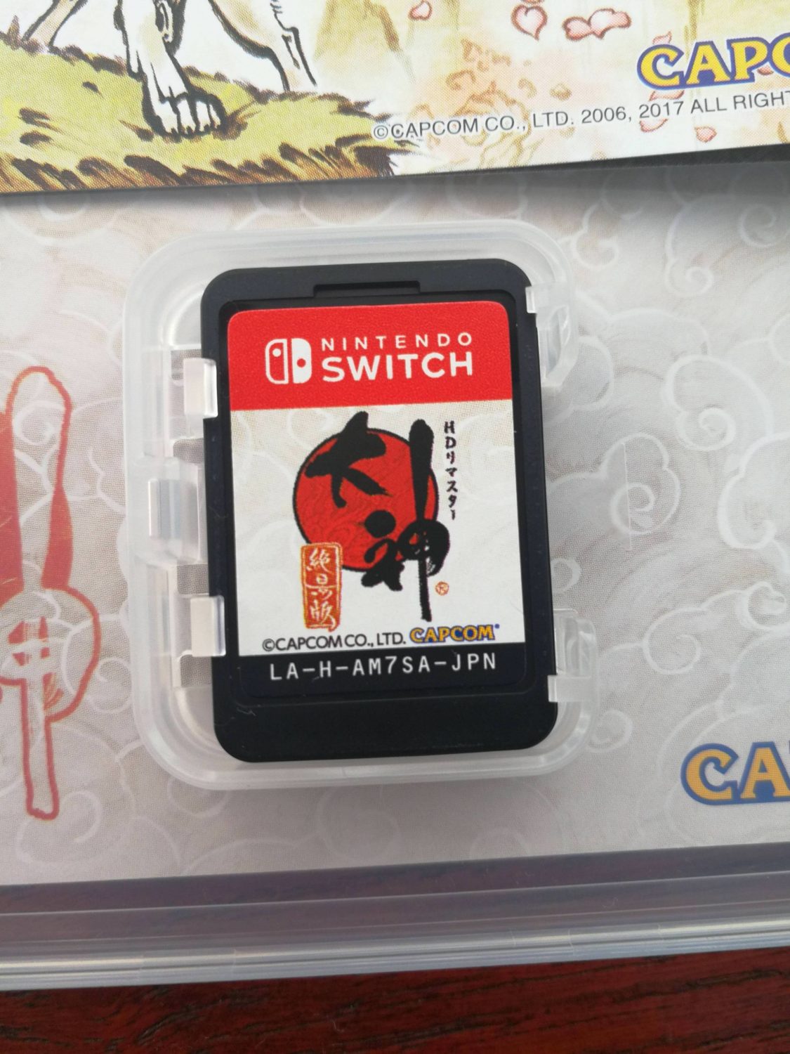 Okami HD Custom Switch Cover NO GAME - Israel