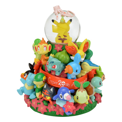 Pokemon Center 20th Anniversary Water Globe Announced In Japan