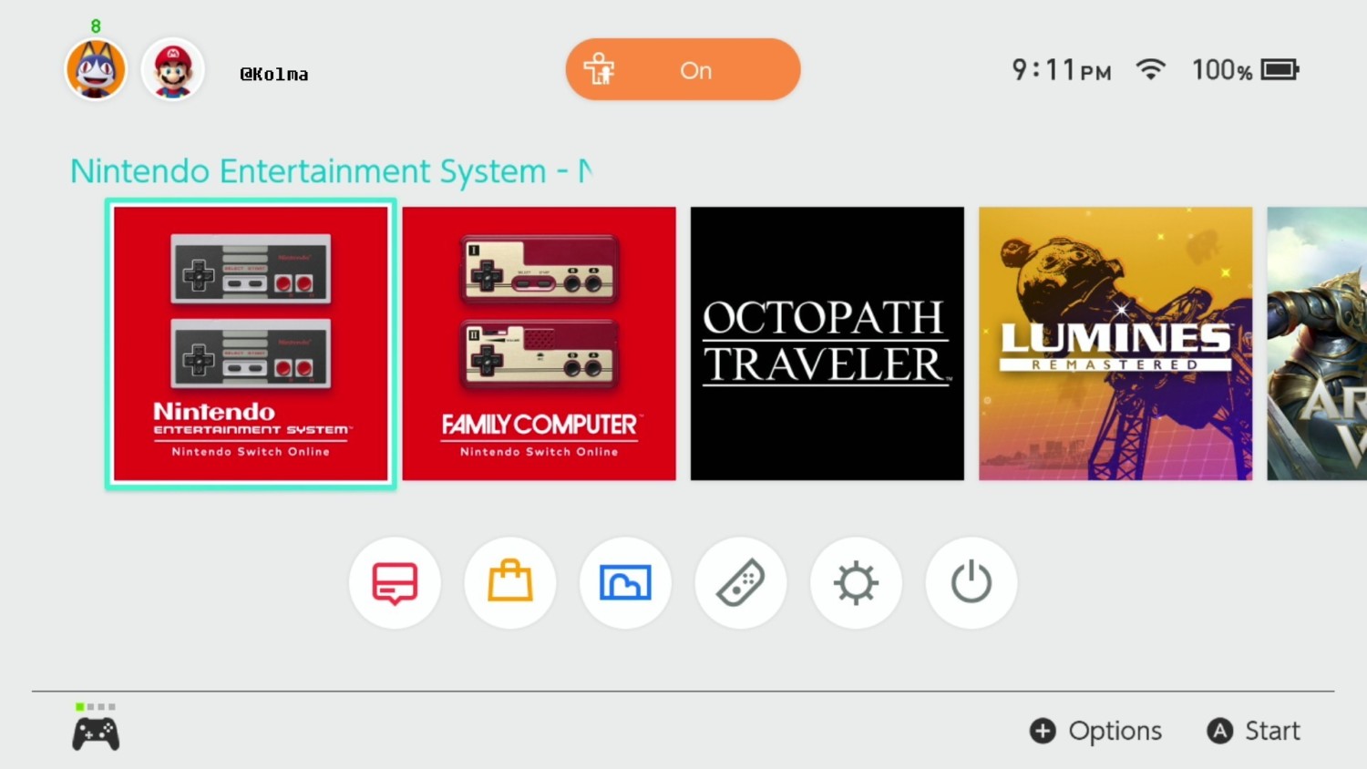 nes app switch