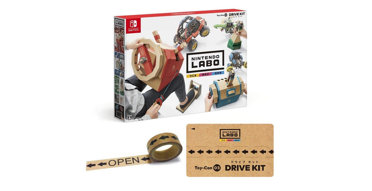 Nintendo LABO Vehicle Kit Revealed for Switch