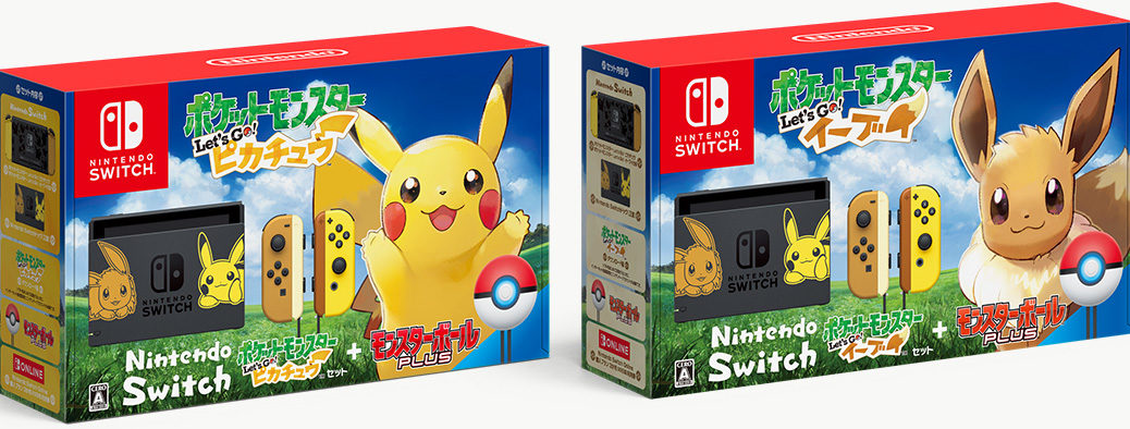 Nintendo Switch Pikachu Eevee Edition With Pokémon Lets