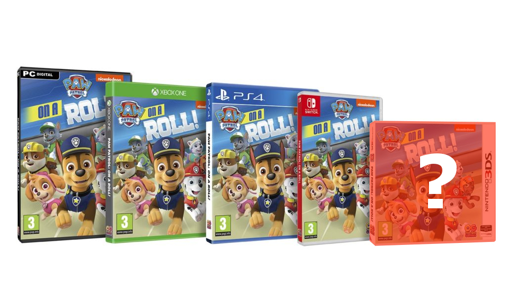 Paw patrol on store a roll 3ds