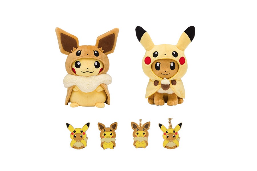 Pokemon Center Eevee Wearing Pikachu Poncho Plush – NintendoSoup