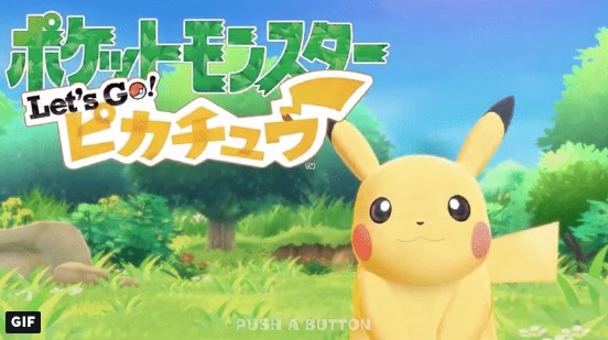 First Look At Pokemon Lets Go Pikachueevee Title Screen