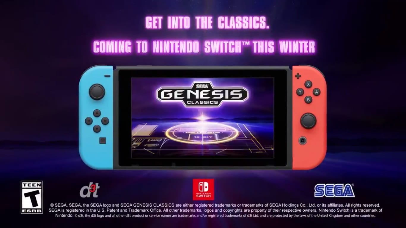 Игры сега нинтендо. Sega Mega Drive Classics Nintendo Switch. Sega Genesis Classics Nintendo Switch. Сега Генезис Классик на Нинтендо.
