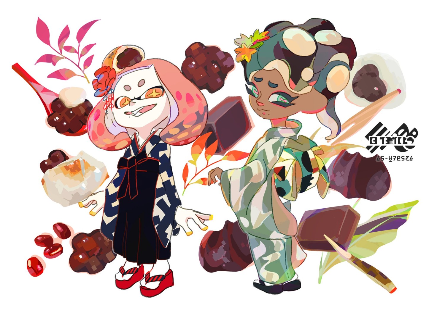 Here’s Marina And Pearl’s Bean Paste Splatfest Artwork NintendoSoup