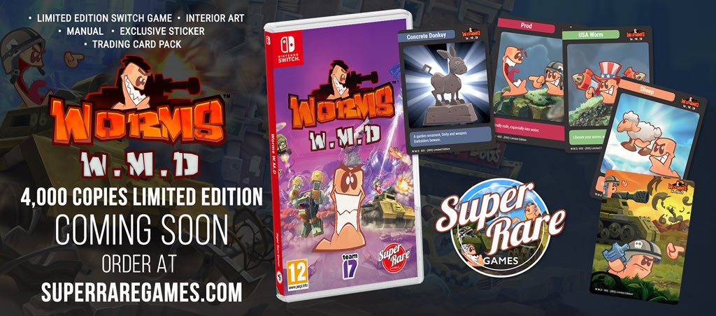 Worms W.M.D Physical Launches September –