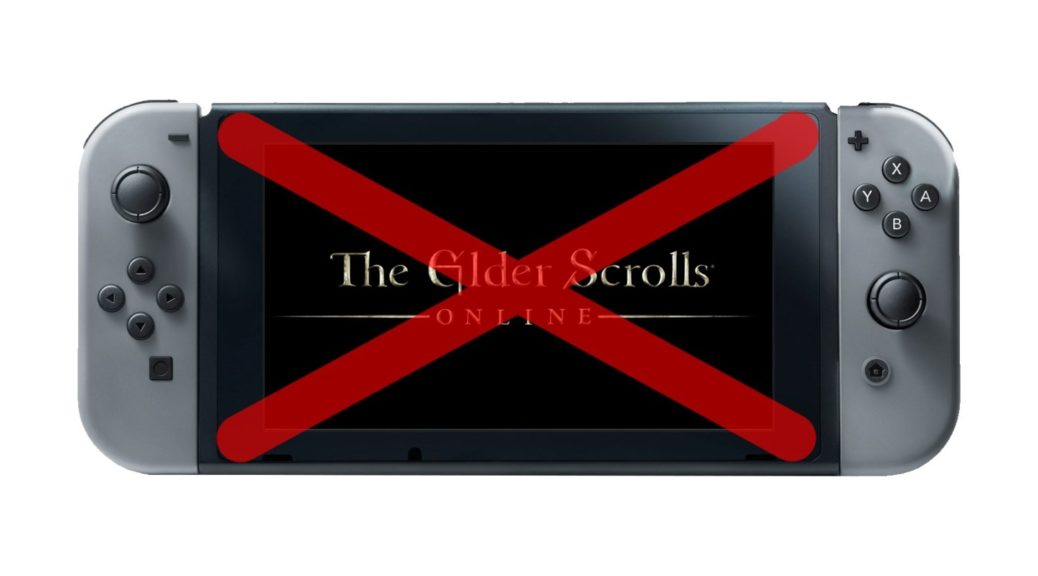 Elder Scrolls Online will not fit on Nintendo Switch Says