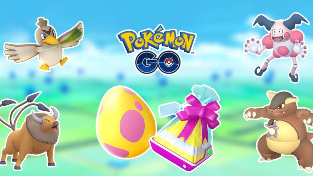 Pokémon Go - Pokémon regionais de Kanto - Kangaskhan, Mr. Mime, Tauros e  Farfetch'd shiny