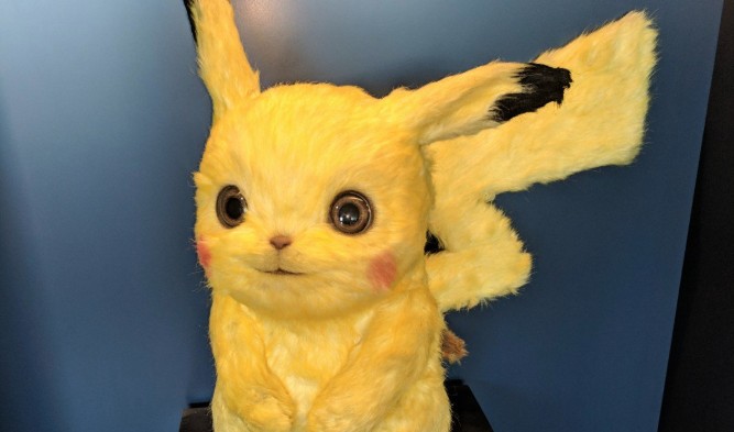 First Look At Real Life Pokemon Detective Pikachu Statues