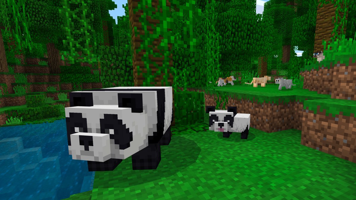 Minecraft Update Adds Stray Cats And Pandas To The Game 