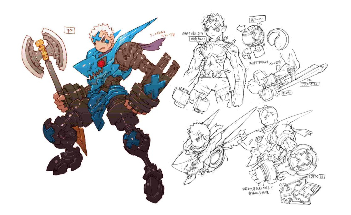 Inti Creates Reveals More Dragon Marked For Death Concept Art ...