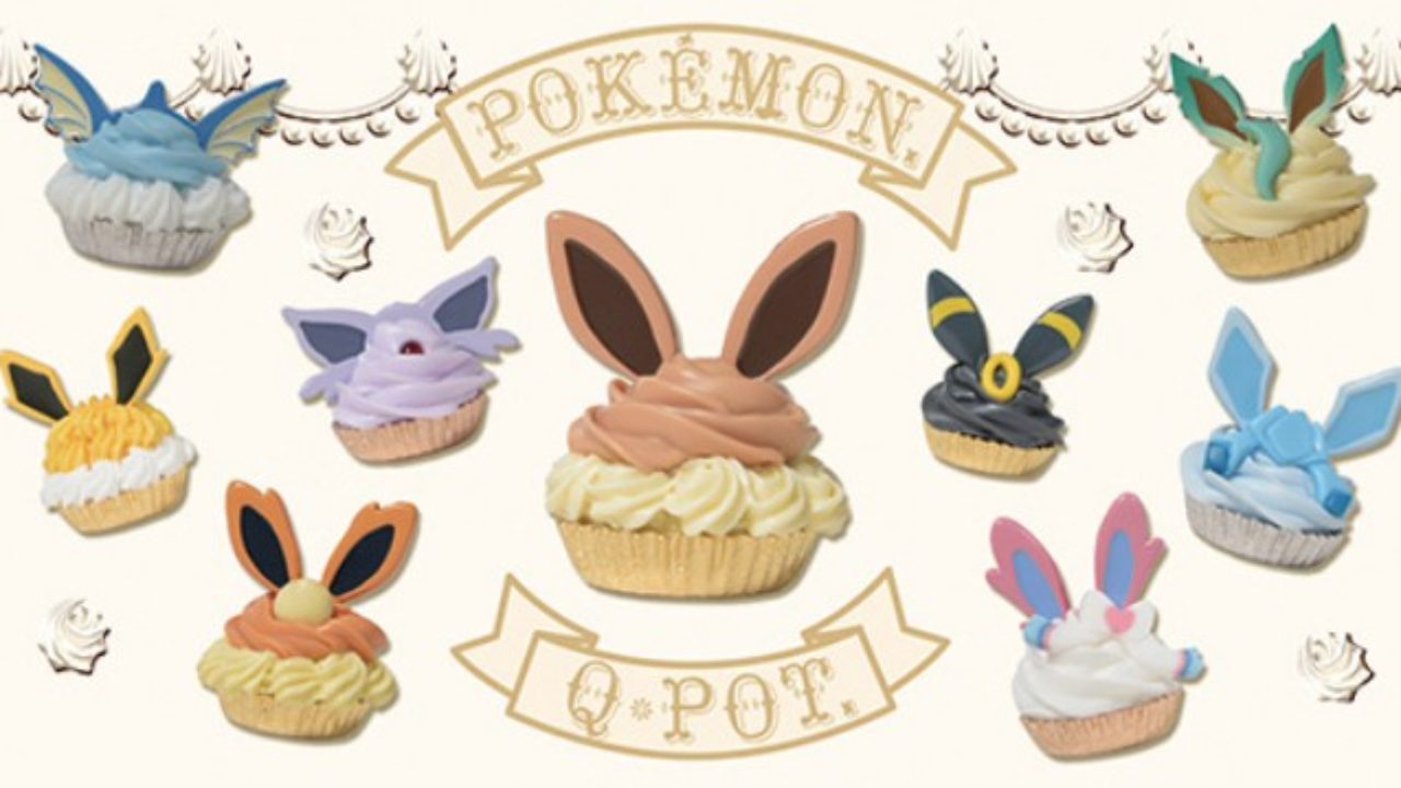 Pokemon And Q-pot. Reveal A Line Of Eeveelution Themed Cupcake Bag