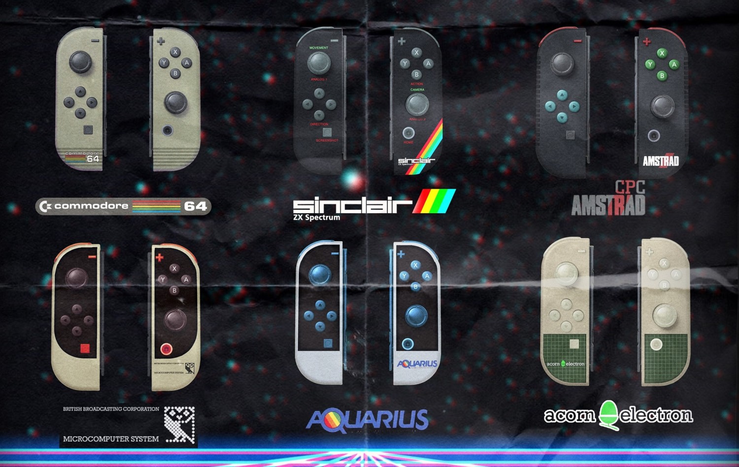 Check Out These Snazzy Joy-Con Designs Inspired By The 80’s Classic ...