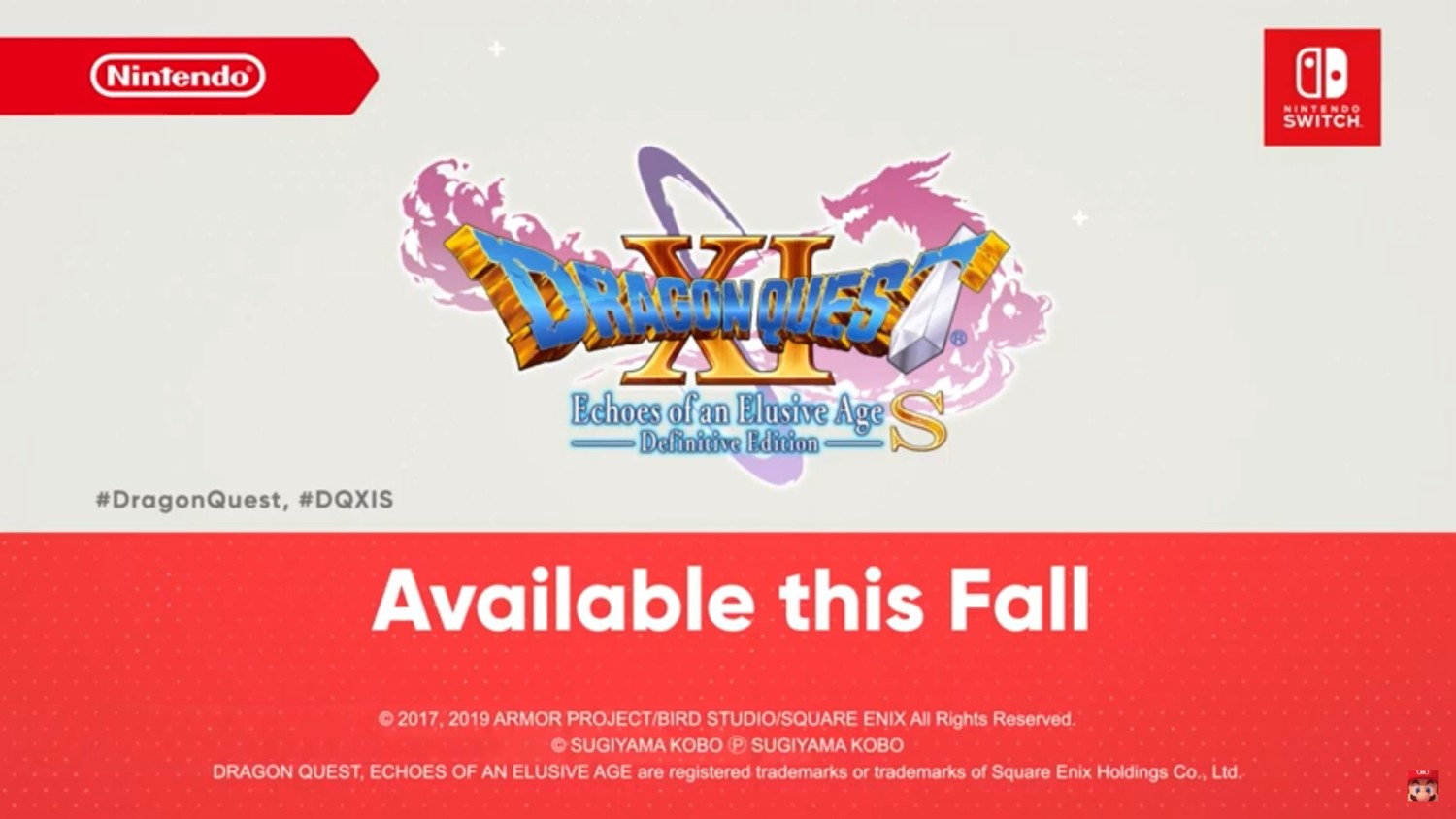 Dragon Quest XI Echoes Of An Elusive Age S Releases For Switch This Fall