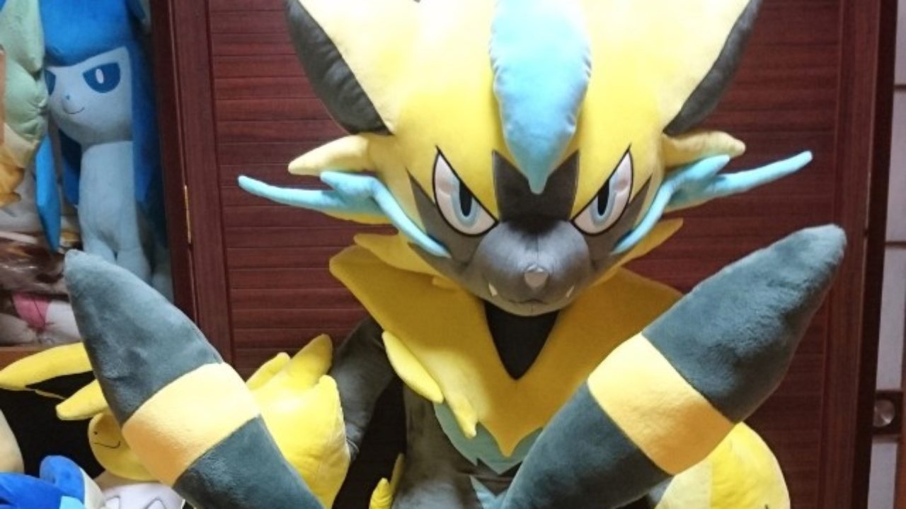 shiny zeraora plush